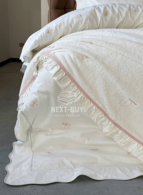 Maison D`or Les Azzures ecru-rose Bed Cover махрове покривало 220х240