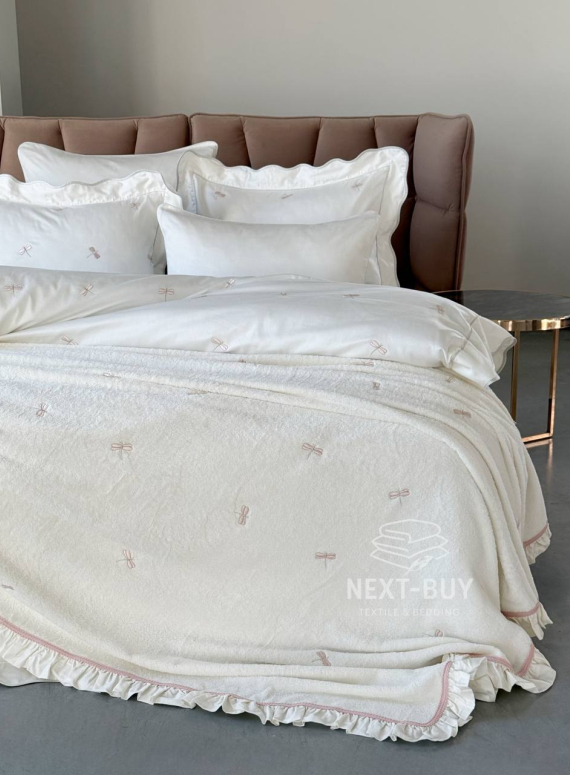 Maison D`or Les Azzures ecru-rose Bed Cover махрове покривало 160х240