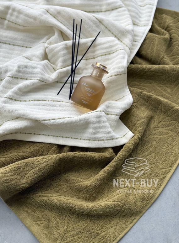 Подарунковий набір рушників з аромадифузором Olive Earth Yesil Istanbul, Туреччина