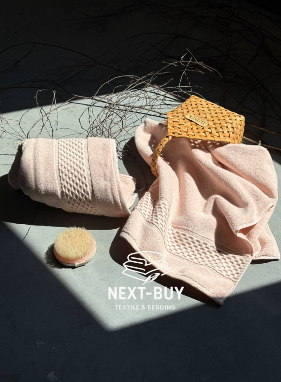 Набір бавовняних рушників Cestepe Soft touch pink 2шт