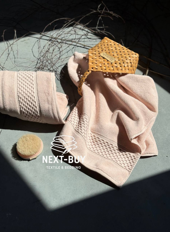 Набір бавовняних рушників Cestepe Soft touch pink 2шт