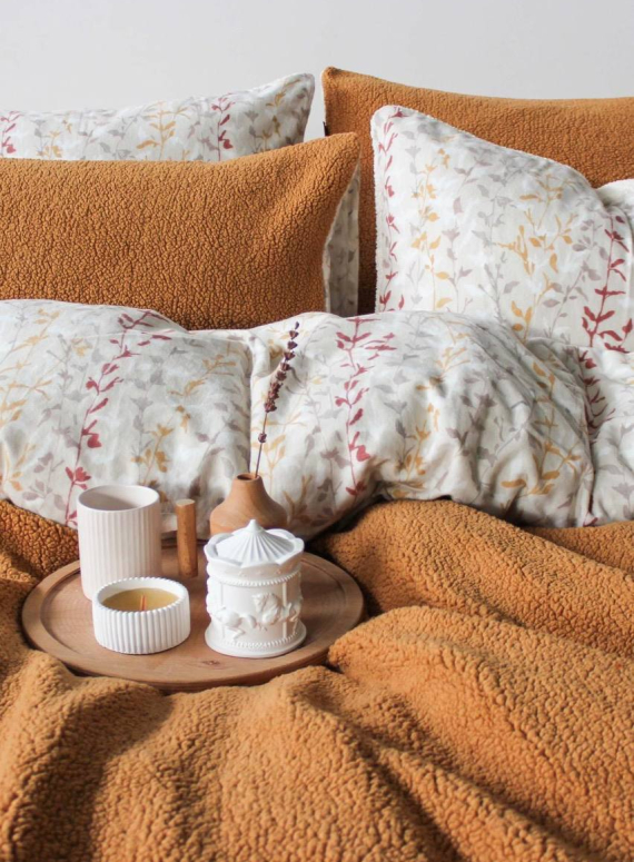 Зимовий комплект постільної білизни двосторонній Sherwood Zerdecal   євро Туреччина