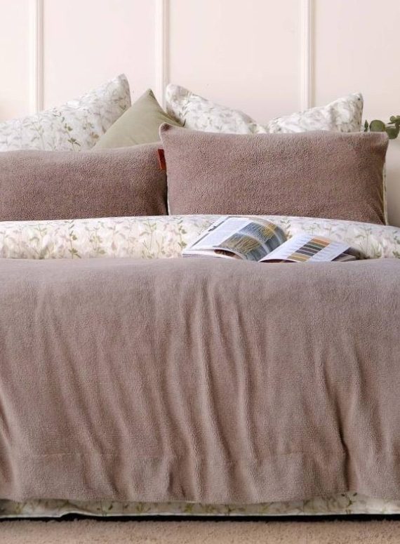 Зимовий комплект постільної білизни двосторонній Sherwood Stone євро Туреччина