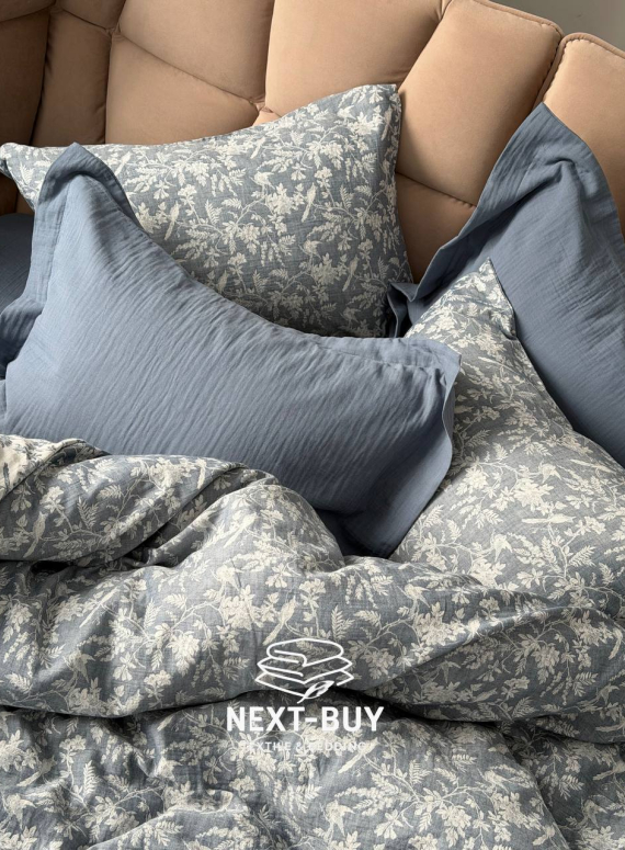 Постільна білизна з жакардового мусліну Saheser REBEL Туреччина, 100% бавовна