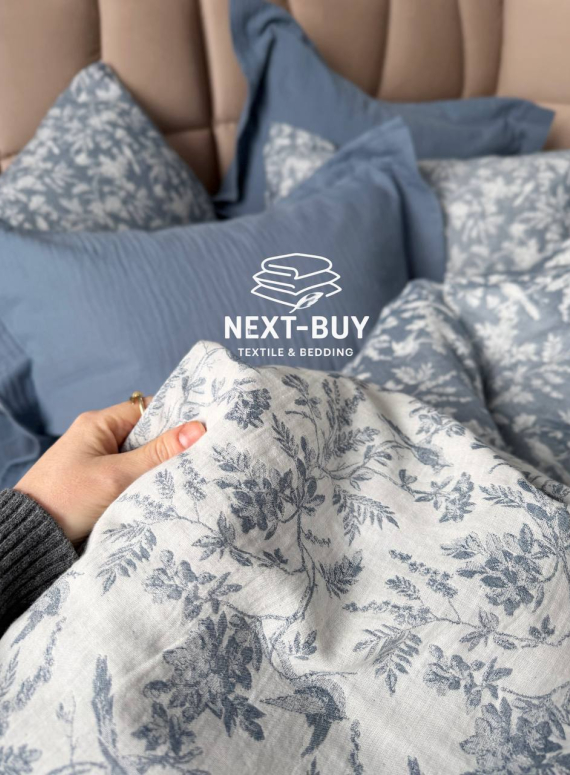 Постільна білизна з жакардового мусліну Saheser REBEL Туреччина, 100% бавовна