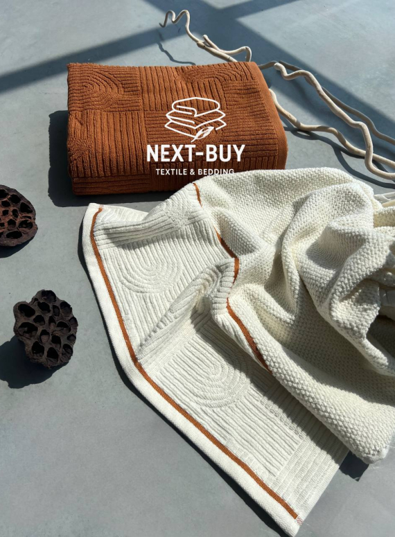 Набір бавовняних рушників Istanbul Babil Kiremit 2шт