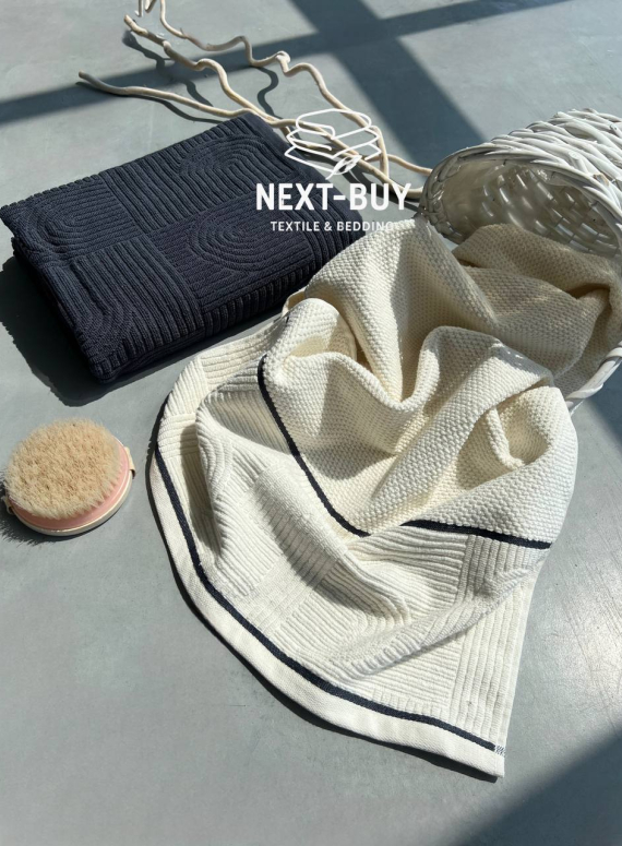 Набір бавовняних рушників Istanbul Babil Antrasit 2шт