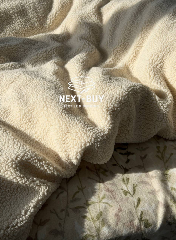 Зимовий комплект постільної білизни двосторонній Sherwood Krem євро Туреччина