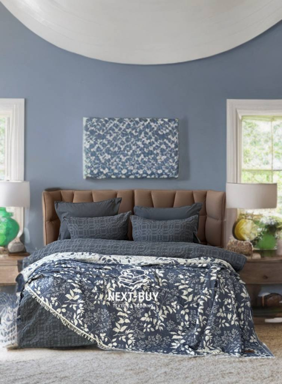 Муслінове покривало Saheser Model Amor Lacivert євро Туреччина