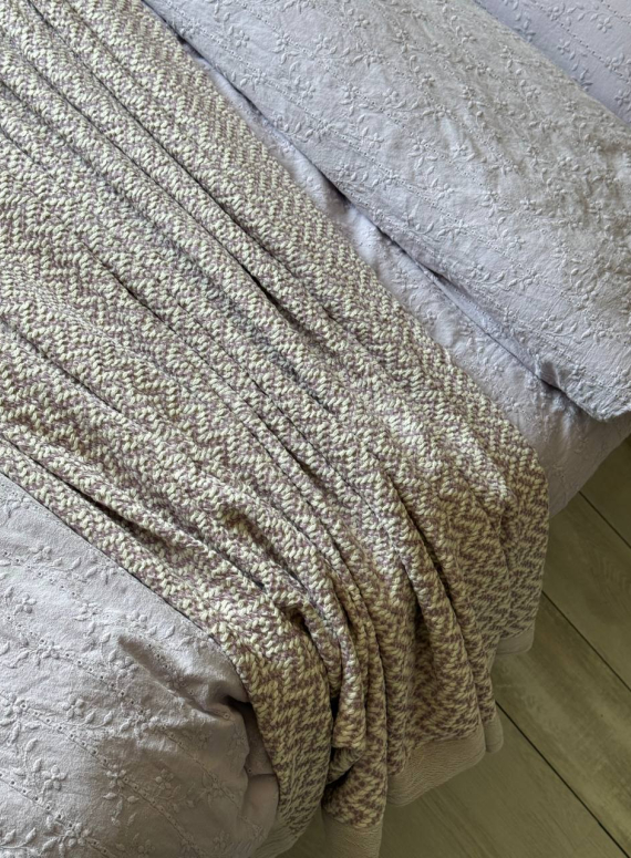 Легкий плед-піке Maison D'or Paris Missoma beige 220х240