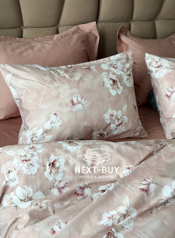 Постільна білизна сатин 300 TC Saheser MODEL ROMANTICA Євро | Туреччина