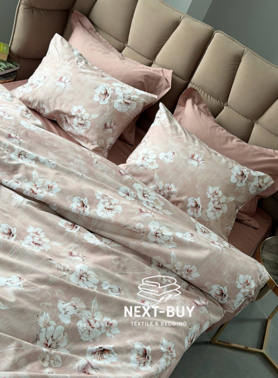 Постільна білизна сатин 300 TC Saheser MODEL ROMANTICA Євро | Туреччина