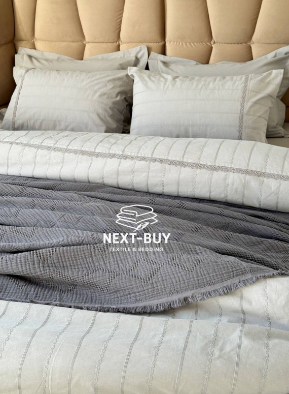 Муслінове покривало Saheser Oscar Gri євро Туреччина