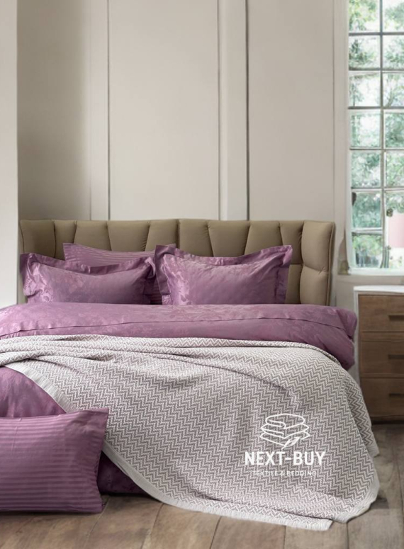 Легкий плед-піке Maison D'or Paris Missoma lilac 220х240