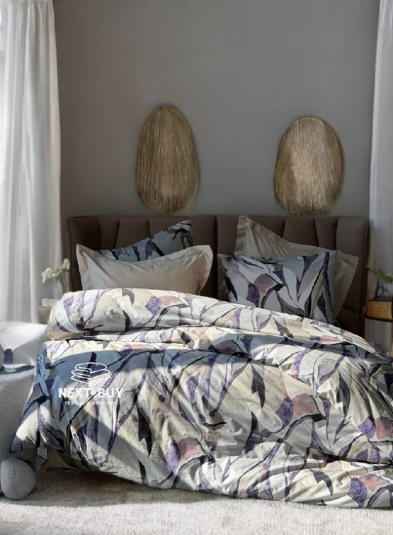 Постільна білизна Saheser Prestige 300 TC Digital преміум сатин 100% бавовна, Туреччина (200×220)