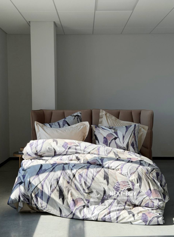 Постільна білизна Saheser Prestige 300 TC Digital преміум сатин 100% бавовна, Туреччина (200×220)