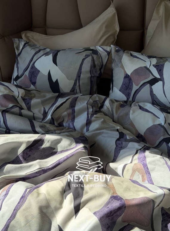 Постільна білизна Saheser Prestige 300 TC Digital преміум сатин 100% бавовна, Туреччина (200×220)