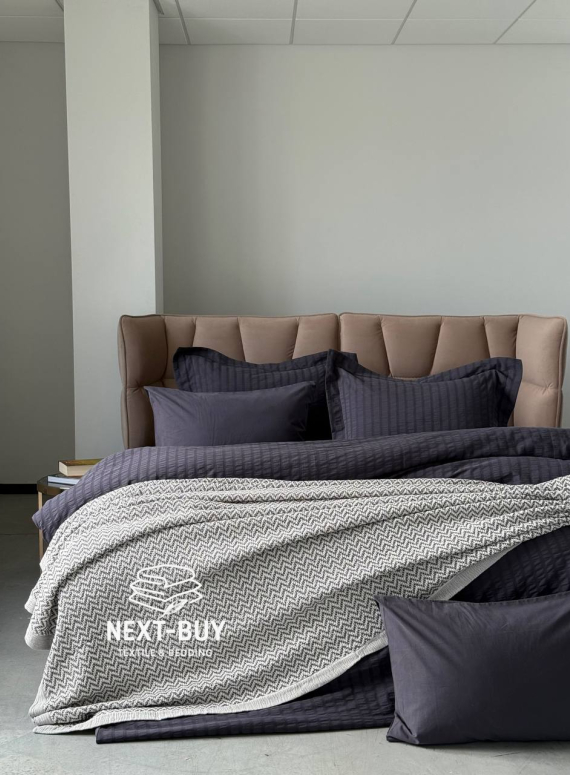 Maison Dor New Camile antracite постільна білизна 200x220см