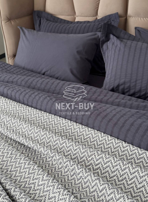 Maison Dor New Camile antracite постільна білизна 160x220см