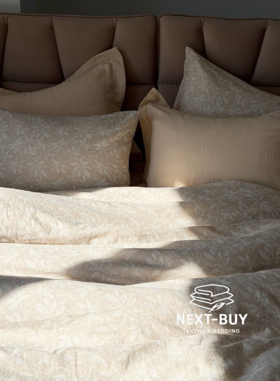 Постільна білизна муслин з жакардовим плетінням Saheser MODEL REBEL Aline Євро | Туреччина