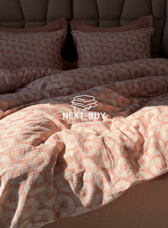 Постільна білизна муслин з жакардовим плетінням Saheser MODEL REBEL Oswin Євро | Туреччина