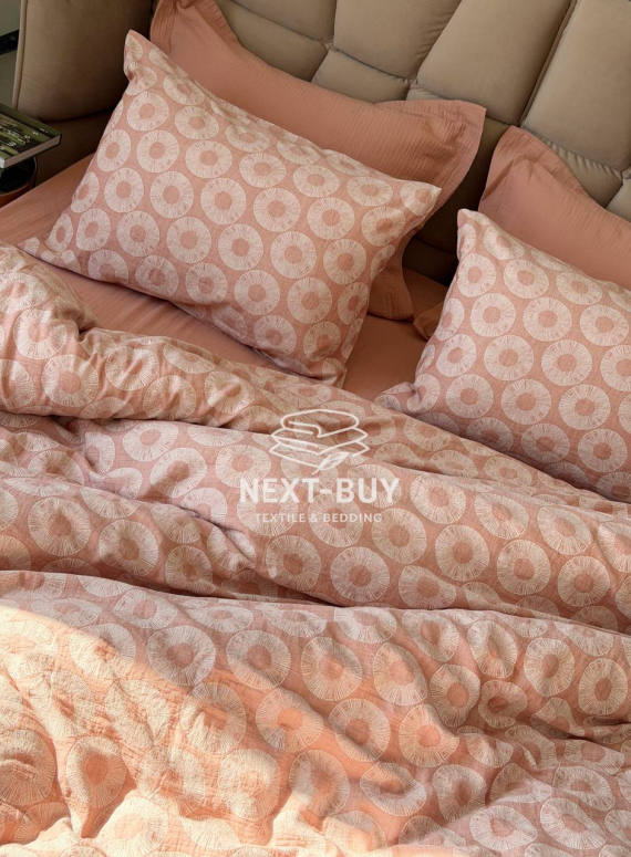 Постільна білизна муслин з жакардовим плетінням Saheser MODEL REBEL Oswin Євро | Туреччина