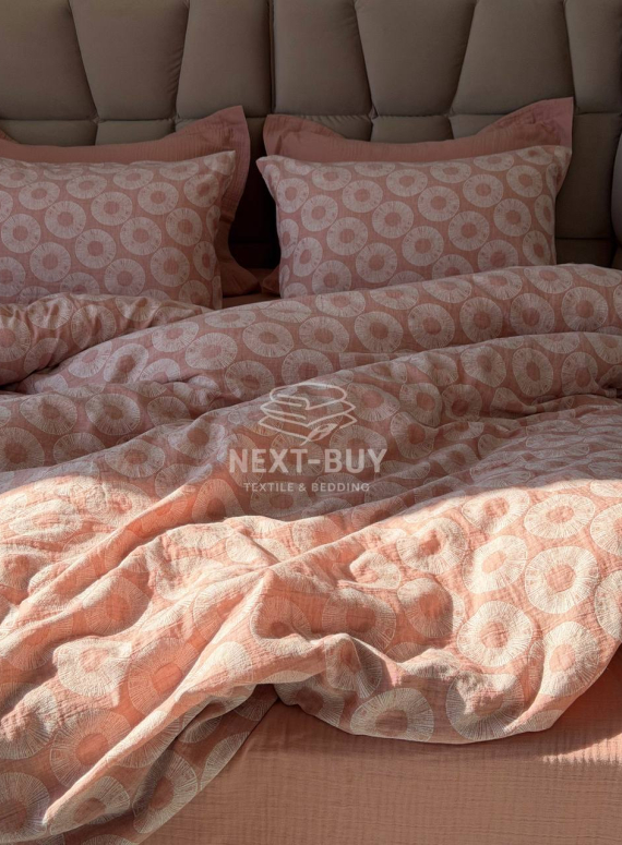 Постільна білизна муслин з жакардовим плетінням Saheser MODEL REBEL Oswin Євро | Туреччина