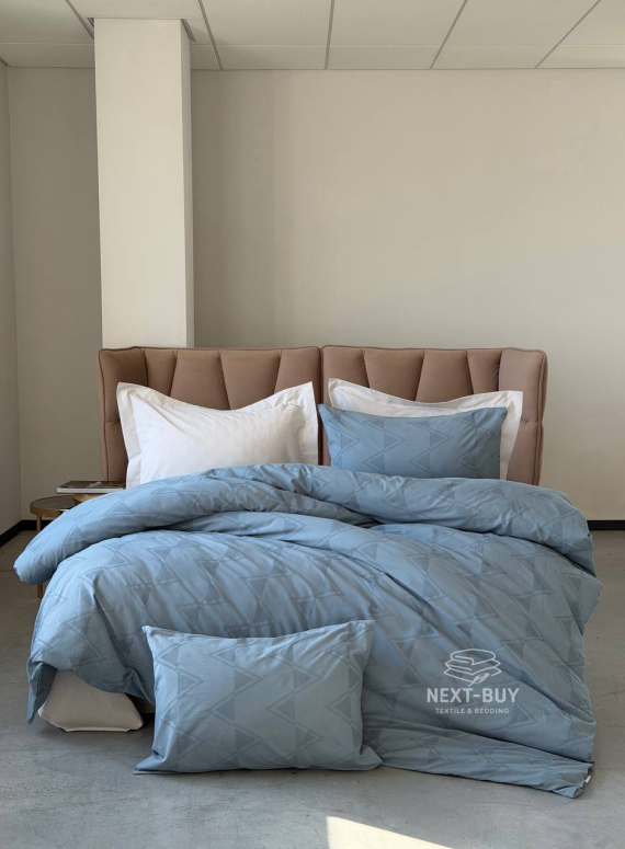 Постільна білизна з вареної бавовни з жакардовим плетінням Saheser MODEL ASTRID Євро | Туреччина