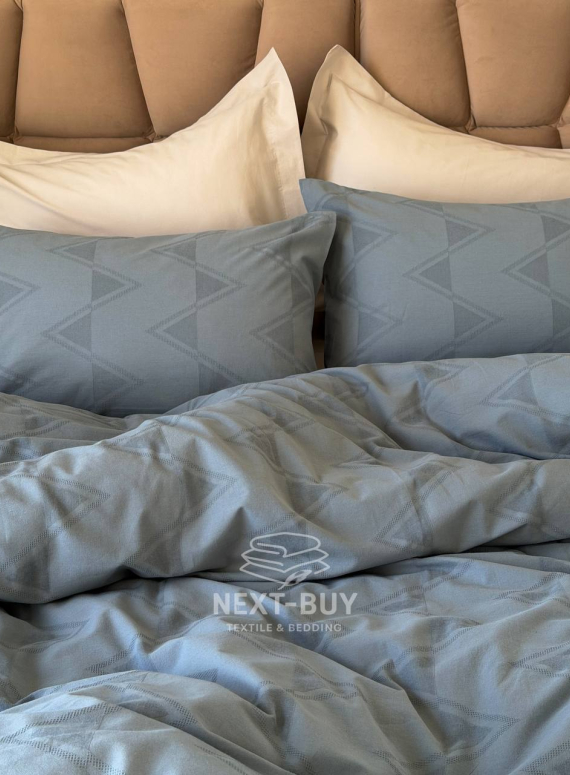 Постільна білизна з вареної бавовни з жакардовим плетінням Saheser MODEL ASTRID Євро | Туреччина