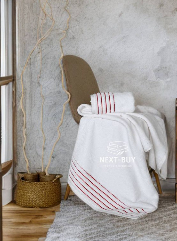 Набір махрових рушників 2 шт Red Line 50*90 см, 70*140 см Туреччина