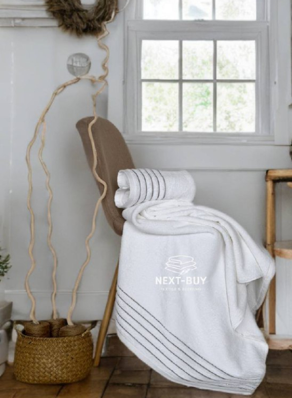 Набір махрових рушників 2шт Gray Line 50*90 см, 70*140 см Туреччина