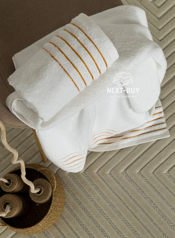 Набір махрових рушників 2шт Orange Line 50*90 см, 70*140 см Туреччина