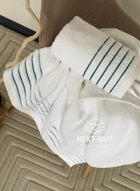 Набір махрових рушників Emerald Line 2 шт: 50×90, 70×140, Туреччина Туреччина