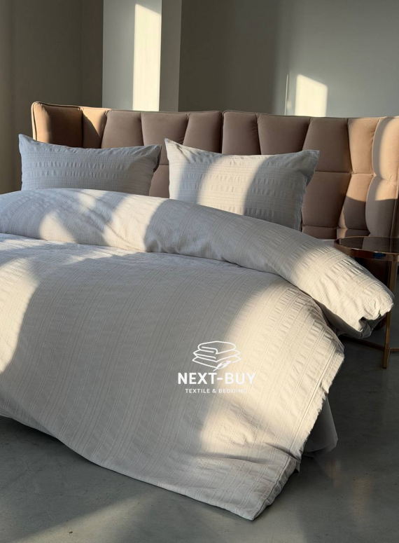 Постільна білизна Saheser Salve Gri  євро 200х220 jacquard