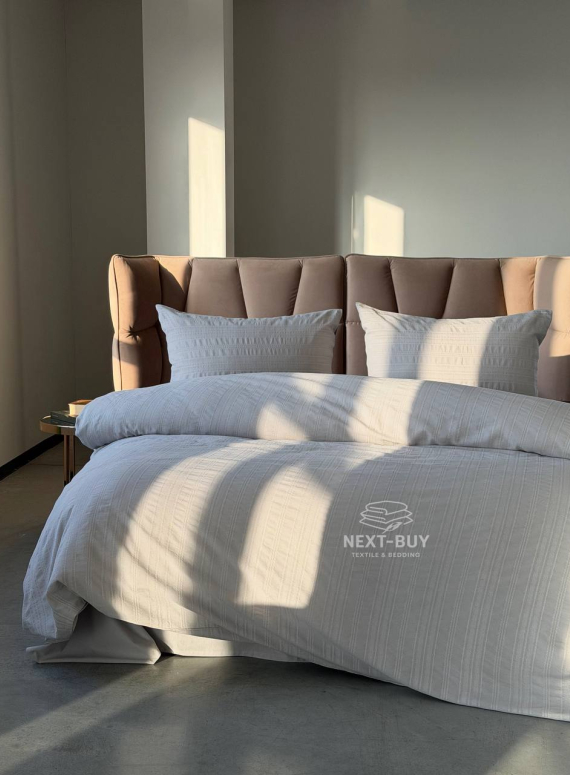 Постільна білизна Saheser Salve Gri  євро 200х220 jacquard