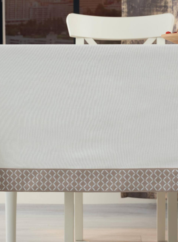 Скатертина для столу TABE Alba Bej 150х220 Туреччина