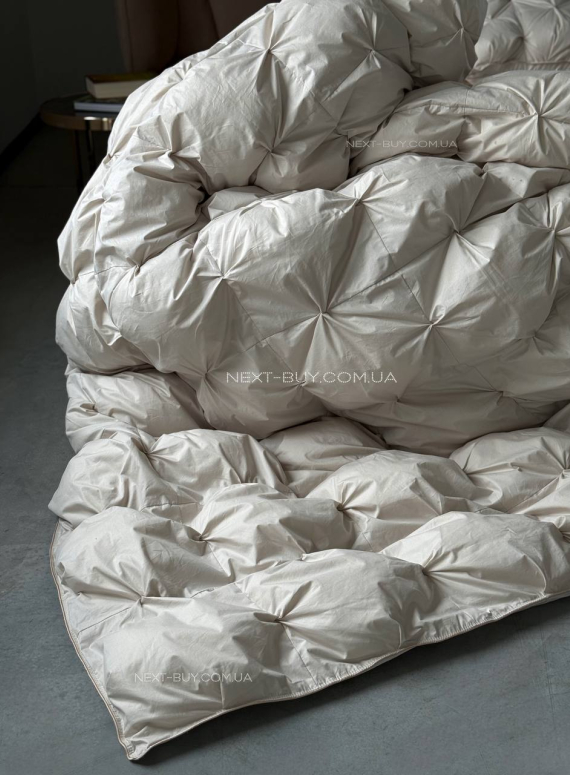 Private lux антиалергенна ковдра-покривало 230×250 2 структуровані наволочки 50х70
