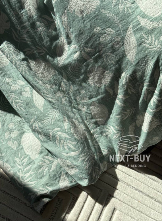 Постільна білизна Muslin Lusso Yesil (Євро, Туреччина)