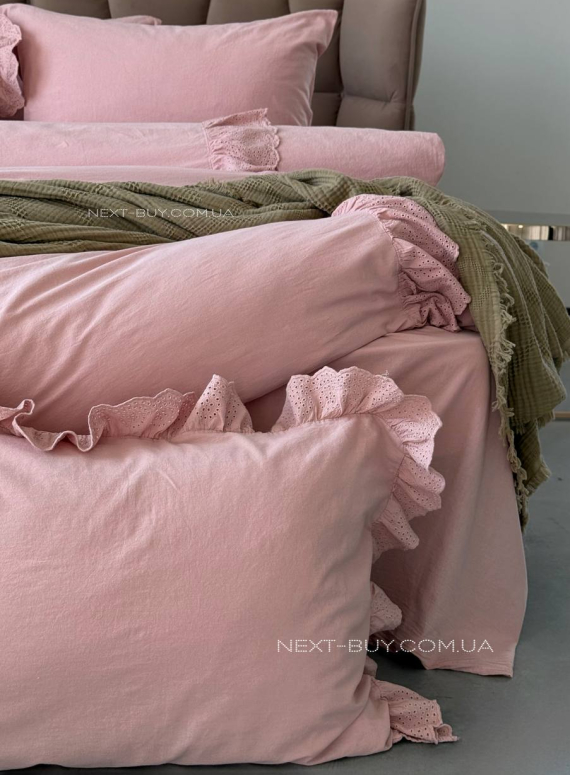 Постільна білизна Romantica rose євро 200х220 jacquard