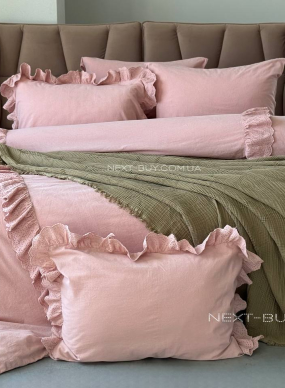 Постільна білизна Romantica rose євро 200х220 jacquard