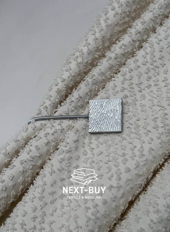 Магніт підхоплювач для штор квадратний, сріблястий Туреччина