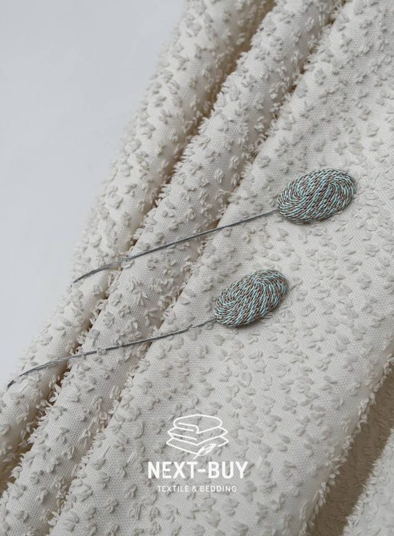 Магнітний підхват для штор карамельно-бірюзовий Туречинна