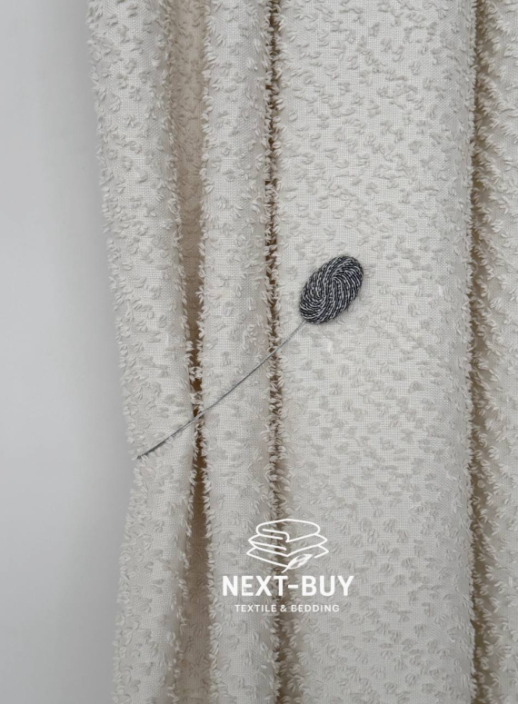 Шторний магніт на тросі сірого кольору Туречинна