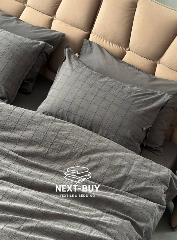 Премиальный комплект постельного белья PASIONI Rocco Antrasit