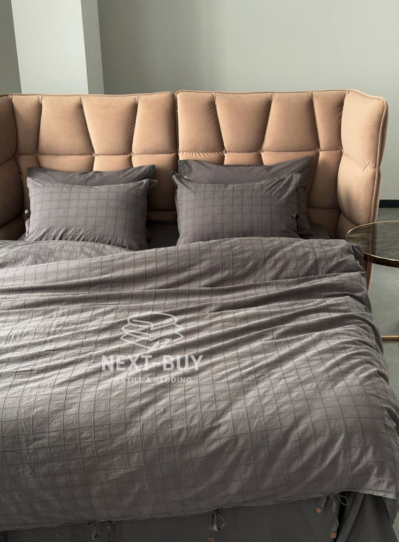 Премиальный комплект постельного белья PASIONI Rocco Antrasit