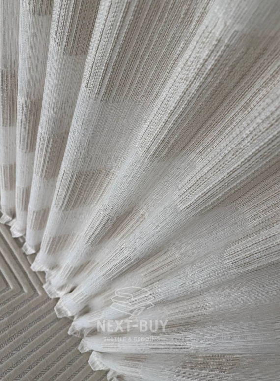 Фактурна тюль-штора Milano Harmony Beige Італія