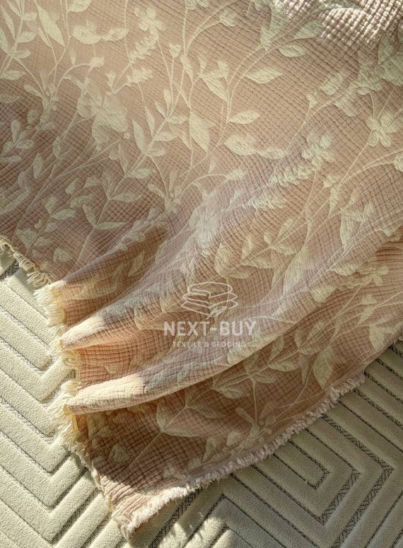 Муслиновое покрывало Misty Garden Pudra евро Турция