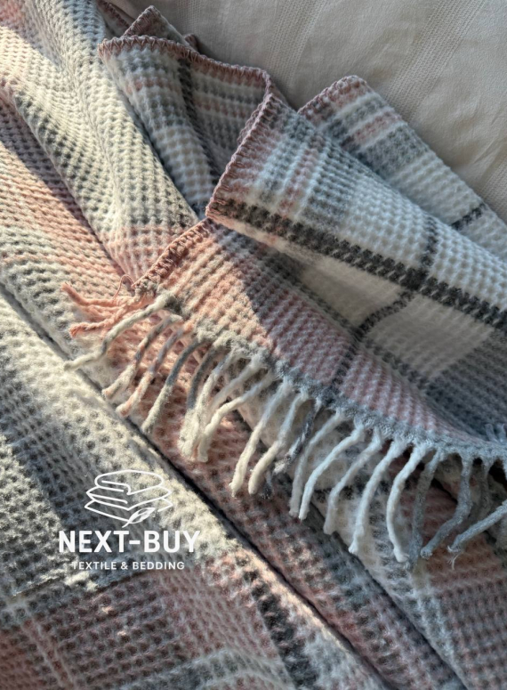 Плед в клетку Aksu Cozy Life Inka Gulkursu