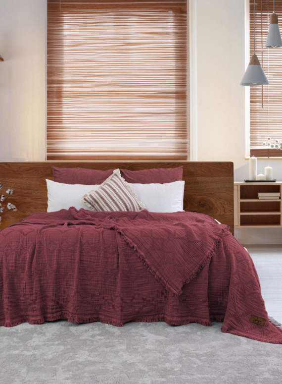 Муслінове покривало Saheser Oscar bordo євро Туреччина