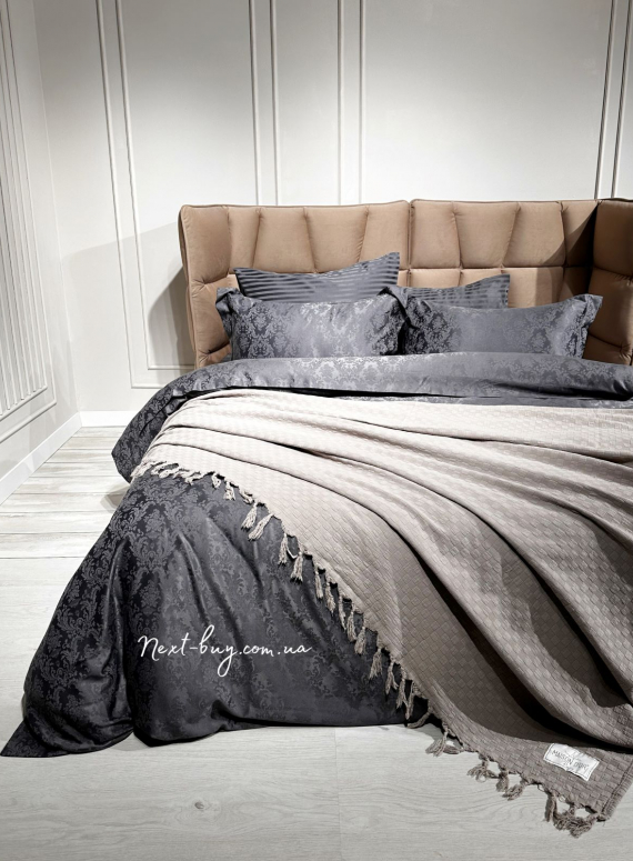 Maison D'or Paris My Favorite плед з бахромою беж 180х220